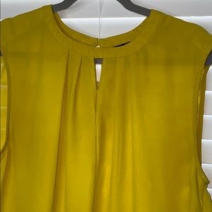 Sleeveless sheer blouse